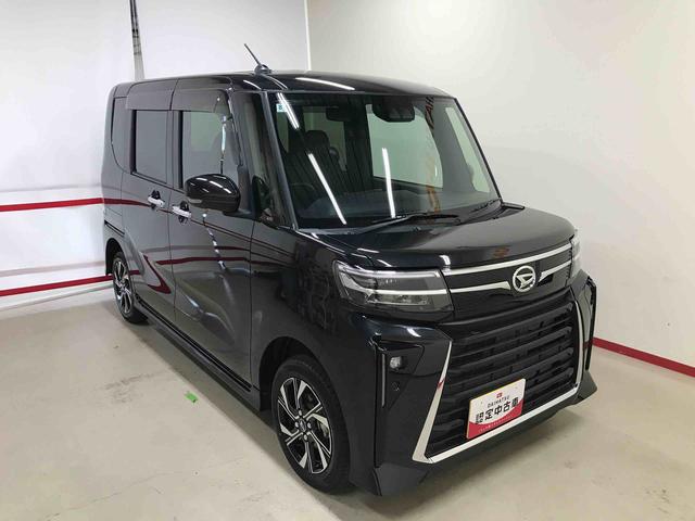 タントカスタムＸ　ｅｃｏＩＤＬＥ非装着車４ＷＤ　ディスプレイオーディオ　オートエアコン／ライト　ＬＥＤヘッドライト／フォグランプ　両側電動スライドドア　運転席・助手席シートヒーター　アップグレードパック　チルトステアリング（秋田県）の中古車