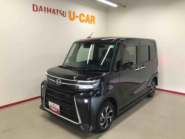 タントカスタムＸ　ｅｃｏＩＤＬＥ非装着車４ＷＤ　ディスプレイオーディオ　オートエアコン／ライト　ＬＥＤヘッドライト／フォグランプ　両側電動スライドドア　運転席・助手席シートヒーター　アップグレードパック　チルトステアリング（秋田県）の中古車