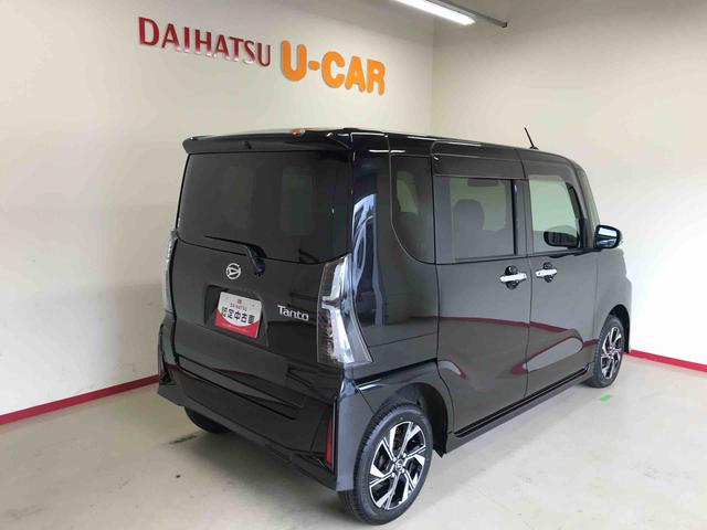タントカスタムＸ　ｅｃｏＩＤＬＥ非装着車４ＷＤ　ディスプレイオーディオ　オートエアコン／ライト　ＬＥＤヘッドライト／フォグランプ　両側電動スライドドア　運転席・助手席シートヒーター　アップグレードパック　チルトステアリング（秋田県）の中古車