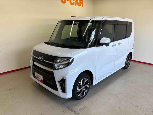 タントカスタムＸセレクション４ＷＤ　純正ナビ　ＥＴＣ　ドライブレコーダー　運転席・助手席シートヒーター　両側電動スライドドア　運転席シートスライド　オート電動格納ドアミラー　オートエアコン／ライト　ＬＥＤヘッドライト（秋田県）の中古車