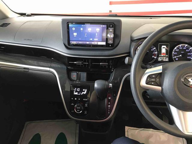 ムーヴカスタム　Ｘ４ＷＤ　純正ナビ　オートエアコン／ライト　ＬＥＤヘッドライト／フォグランプ　チルトステアリング　運転席シートリフター　運転席シートヒーター　キーフリーシステム（秋田県）の中古車