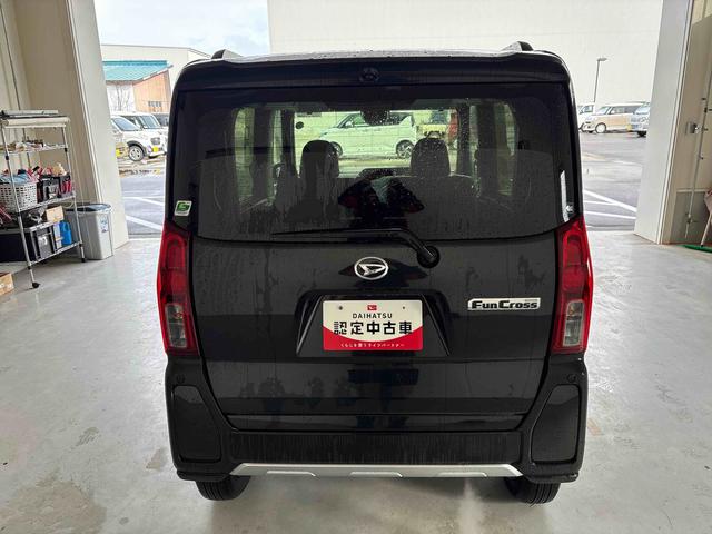 タントファンクロス４ＷＤ　バックカメラ　ＬＥＤヘッドライト／フォグランプ　オートエアコン／ライト／ハイビーム／電動ドアミラー　チルトステアリング　コーナーセンサー　両側電動スライドドア　シートヒーター（秋田県）の中古車