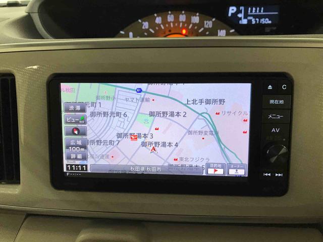 ムーヴキャンバスＸリミテッド　ＳＡII４ＷＤ　純正ナビ　オートエアコン／ライト　両側電動スライドドア　ＥＴＣ　ＴＶコントロールキット　チルトステアリング　運転席シートリフター　リモコンエンジンスターター　アップグレードパック（秋田県）の中古車
