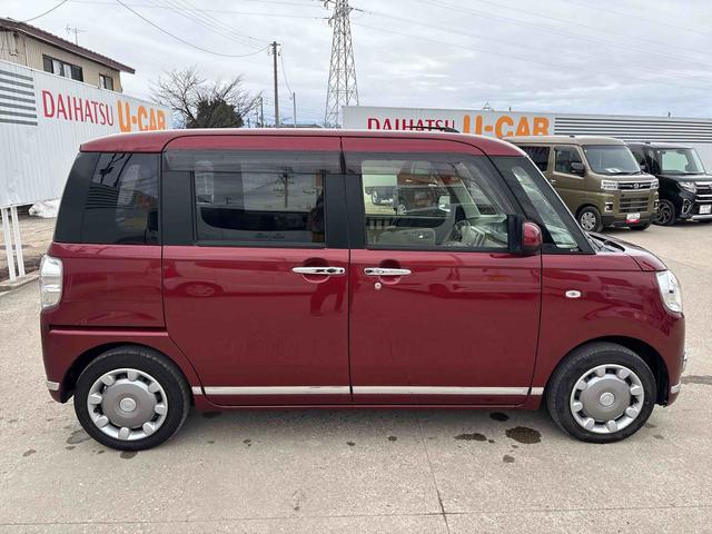 ムーヴキャンバスＧメイクアップリミテッド　ＳＡIII４ＷＤ　純正ナビ　パノラマモニター　ＬＥＤヘッドランプ／フォグランプ　ドライブレコーダー　オートエアコン／ライト／ハイビーム／電動格納ドアミラー　両側電動スライドドア　ＥＴＣ　チルトステアリング（秋田県）の中古車