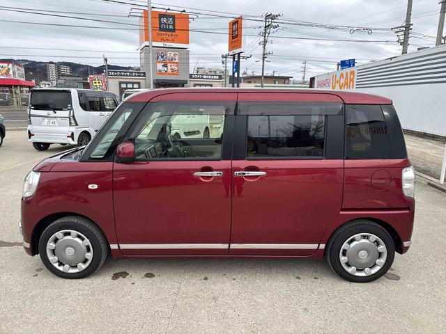 ムーヴキャンバスＧメイクアップリミテッド　ＳＡIII４ＷＤ　純正ナビ　パノラマモニター　ＬＥＤヘッドランプ／フォグランプ　ドライブレコーダー　オートエアコン／ライト／ハイビーム／電動格納ドアミラー　両側電動スライドドア　ＥＴＣ　チルトステアリング（秋田県）の中古車