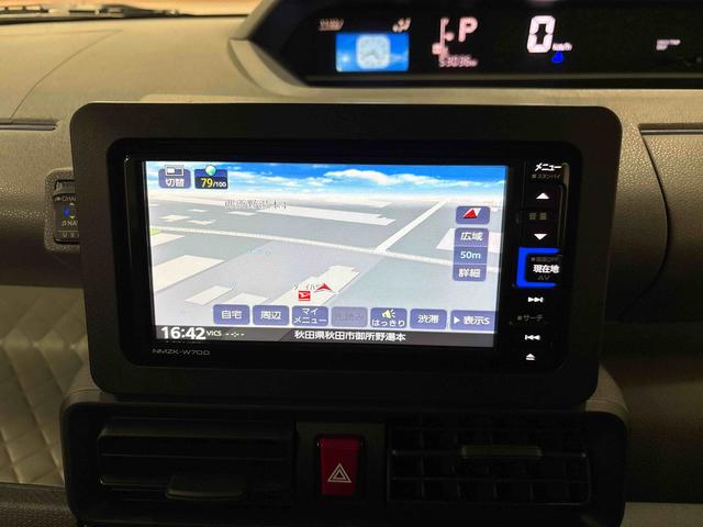 タントＸセレクション４ＷＤ　純正ナビ　ＬＥＤヘッドライト　ドライブレコーダー　オートエアコン／ライト／ハイビーム／電動ドアミラー　助手席電動スライドドア　運転席・助手席シートヒーター　ＴＶコントロールキット（秋田県）の中古車