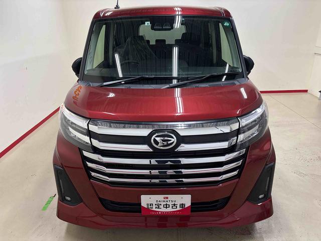 トールカスタムＧ４ＷＤ　純正ナビ　オートエアコン／ライト　ＬＥＤヘッドライト／フォグランプ　電動パーキングブレーキ　ＴＶコントロールキット　コーナーセンサー　ドライブレコーダー　両側電動スライドドア（秋田県）の中古車