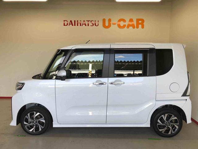 タントカスタムＸ４ＷＤ　オートエアコン／ライト　ＬＥＤヘッドライト／フォグランプ　運転席・助手席シートヒーター　両側電動スライドドア　チルトステアリング　運転席シートリフター　オート電動格納ドアミラー（秋田県）の中古車