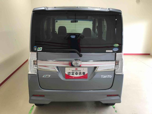 タントカスタムＸ　トップエディションＳＡ４ＷＤ　純正ナビ　オートエアコン／ライト　ＬＥＤヘッドライト　ハロゲンフォグランプ　助手席側電動スライドドア　ＴＶコントロールキット　チルトステアリング　ＥＴＣ　電動格納ドアミラー　サイドエアバック（秋田県）の中古車