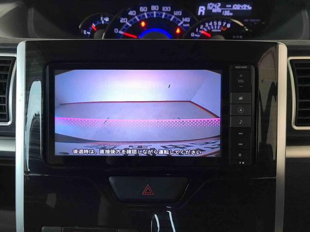 タントカスタムＸ　トップエディションＳＡ４ＷＤ　純正ナビ　オートエアコン／ライト　ＬＥＤヘッドライト　ハロゲンフォグランプ　助手席側電動スライドドア　ＴＶコントロールキット　チルトステアリング　ＥＴＣ　電動格納ドアミラー　サイドエアバック（秋田県）の中古車