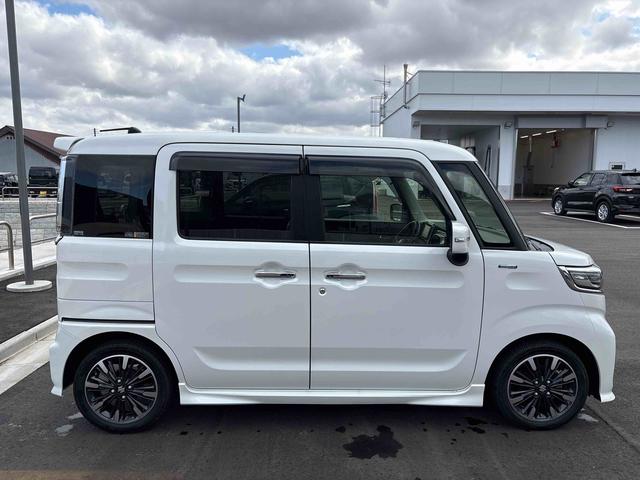 スペーシアカスタムハイブリッドＸＳ純正ナビ　ＬＥＤヘッドライト／フォグランプ　オートエアコン／ライト　電動格納ドアミラー　ステアリングスイッチ　両側電動スライドドア　コーナーセンサー　チルトステアリング　運転席シートリフター（秋田県）の中古車