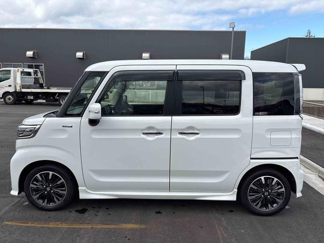 スペーシアカスタムハイブリッドＸＳ純正ナビ　ＬＥＤヘッドライト／フォグランプ　オートエアコン／ライト　電動格納ドアミラー　ステアリングスイッチ　両側電動スライドドア　コーナーセンサー　チルトステアリング　運転席シートリフター（秋田県）の中古車