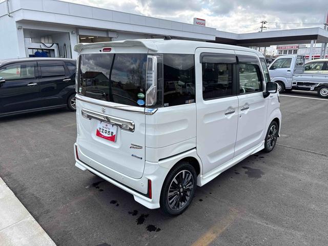 スペーシアカスタムハイブリッドＸＳ純正ナビ　ＬＥＤヘッドライト／フォグランプ　オートエアコン／ライト　電動格納ドアミラー　ステアリングスイッチ　両側電動スライドドア　コーナーセンサー　チルトステアリング　運転席シートリフター（秋田県）の中古車