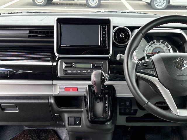 スペーシアカスタムハイブリッドＸＳ純正ナビ　ＬＥＤヘッドライト／フォグランプ　オートエアコン／ライト　電動格納ドアミラー　ステアリングスイッチ　両側電動スライドドア　コーナーセンサー　チルトステアリング　運転席シートリフター（秋田県）の中古車