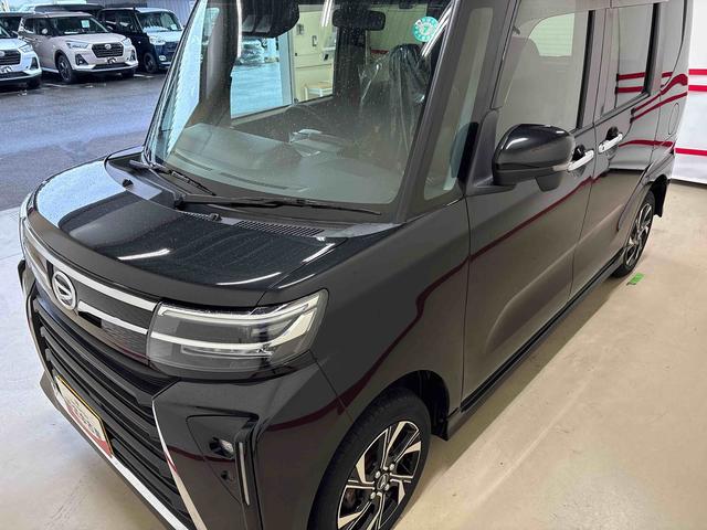 タントカスタムＸ４ＷＤ　オートエアコン／ライト　ＬＥＤヘッドライト／フォグランプ　運転席・助手席シートヒーター　チルトステアリング　運転席シートリフター　サイドエアバック　両側電動スライドドア　アップグレードパック（秋田県）の中古車