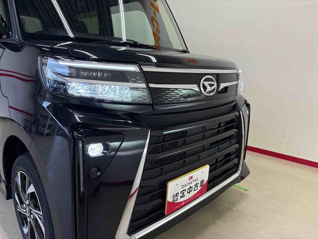 タントカスタムＸ４ＷＤ　オートエアコン／ライト　ＬＥＤヘッドライト／フォグランプ　運転席・助手席シートヒーター　チルトステアリング　運転席シートリフター　サイドエアバック　両側電動スライドドア　アップグレードパック（秋田県）の中古車