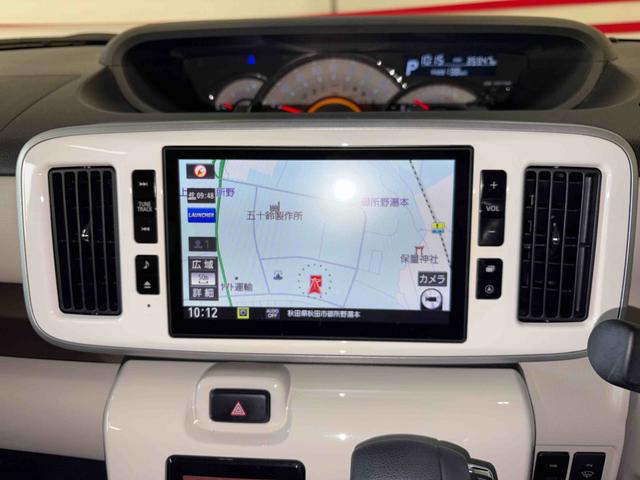 ムーヴキャンバスＧメイクアップＶＳ　ＳＡIII４ＷＤ　純正ナビ　ドライブレコーダー　ＴＶコントロールキット　ＬＥＤヘッドライト／フォグランプ　オートエアコン／ライト／ハイビーム／電動格納ドアミラー　両側電動スライドドア　運転席シートヒーター（秋田県）の中古車