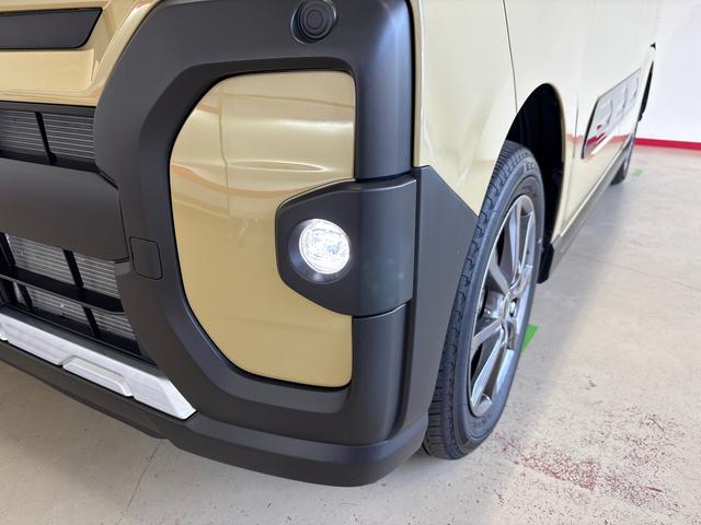 タントファンクロス４ＷＤ　ＬＥＤヘッドライト／ＬＥＤフォグランプ　オートエアコン／ライト　両側電動スライドドア　オート電動格納ドアミラー　コーナーセンサー　運転席・助手席シートヒーター　電動パーキングブレーキ（秋田県）の中古車