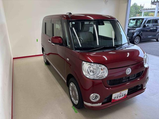ムーヴキャンバスＸリミテッドメイクアップ　ＳＡII４ＷＤ　純正ＣＤ　ハロゲンヘッドライト　ＬＥＤフォグランプ　オートエアコン／ライト／電動格納ドアミラー　両側電動スライドドア　チルトステアリング　運転席シートリフター　キーフリー（秋田県）の中古車