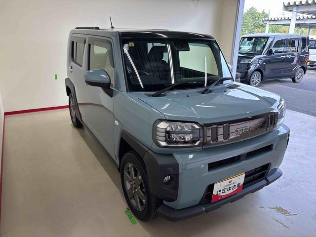 タフトＧターボ４ＷＤ　ディスプレイオーディオ　クルーズコントロール　電動パーキングブレーキ　ＬＥＤヘッドライト／フォグランプ　オートエアコン／ライト／ハイビーム　運転席・助手席シートヒーター　チルトステアリング（秋田県）の中古車