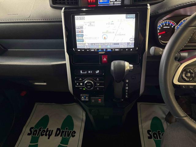 トールカスタムG4WD 純正ナビ LEDヘッドライト/フォグランプ オートエアコン/ライト/ハイビーム/電動ドアミラー ドライブレコーダー クルーズコントロール 両側電動スライドドア 電動パーキングブレーキ(秋田県)の中古車