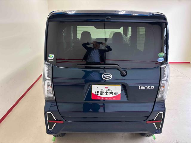 タントカスタムＲＳ４ＷＤ　ＤＶＤチューナー　ＬＥＤヘッドライト／フォグランプ　オートエアコン／ライト／ハイビーム／電動ドアミラー　クルーズコントロール　コーナーセンサー　ＥＴＣ　両側電動スライドドア　チルトステリング（秋田県）の中古車