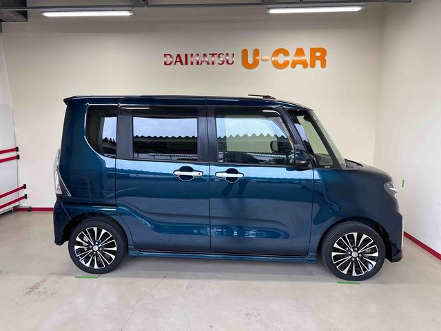 タントカスタムＲＳ４ＷＤ　ＤＶＤチューナー　ＬＥＤヘッドライト／フォグランプ　オートエアコン／ライト／ハイビーム／電動ドアミラー　クルーズコントロール　コーナーセンサー　ＥＴＣ　両側電動スライドドア　チルトステリング（秋田県）の中古車