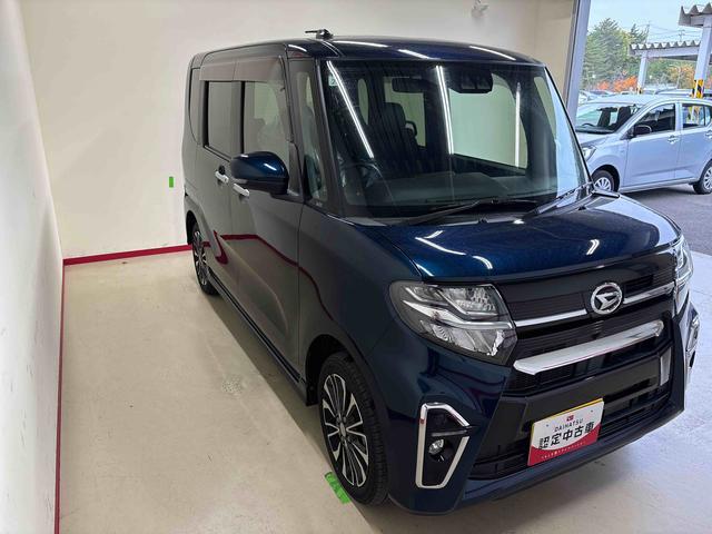 タントカスタムＲＳ４ＷＤ　ＤＶＤチューナー　ＬＥＤヘッドライト／フォグランプ　オートエアコン／ライト／ハイビーム／電動ドアミラー　クルーズコントロール　コーナーセンサー　ＥＴＣ　両側電動スライドドア　チルトステリング（秋田県）の中古車