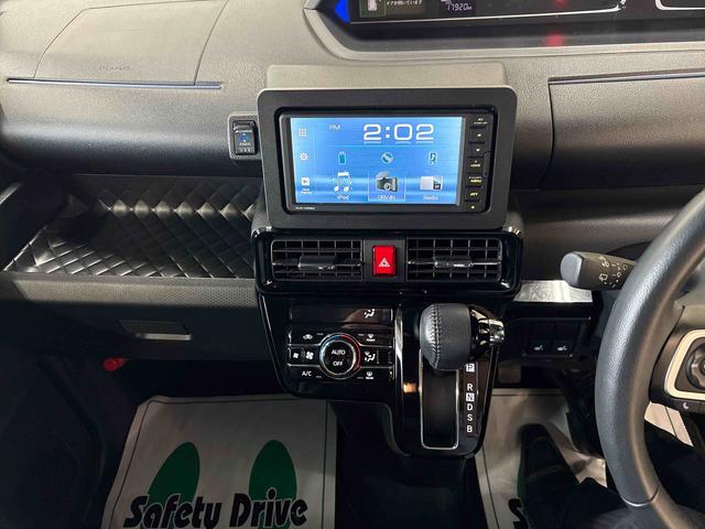 タントカスタムＲＳ４ＷＤ　ＤＶＤチューナー　ＬＥＤヘッドライト／フォグランプ　オートエアコン／ライト／ハイビーム／電動ドアミラー　クルーズコントロール　コーナーセンサー　ＥＴＣ　両側電動スライドドア　チルトステリング（秋田県）の中古車