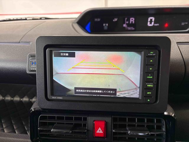 タントカスタムＲＳ４ＷＤ　ＤＶＤチューナー　ＬＥＤヘッドライト／フォグランプ　オートエアコン／ライト／ハイビーム／電動ドアミラー　クルーズコントロール　コーナーセンサー　ＥＴＣ　両側電動スライドドア　チルトステリング（秋田県）の中古車