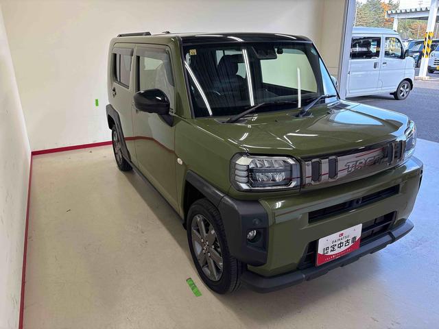 タフトＧ４ＷＤ　純正ナビ　ＬＥＤヘッドライト／フォグランプ　オートエアコン／ライト／ハイビーム／電動ドアミラー　リモコンエンジンスターター　電動パーキングブレーキ　コーナーセンサー　ドライブレコーダー（秋田県）の中古車