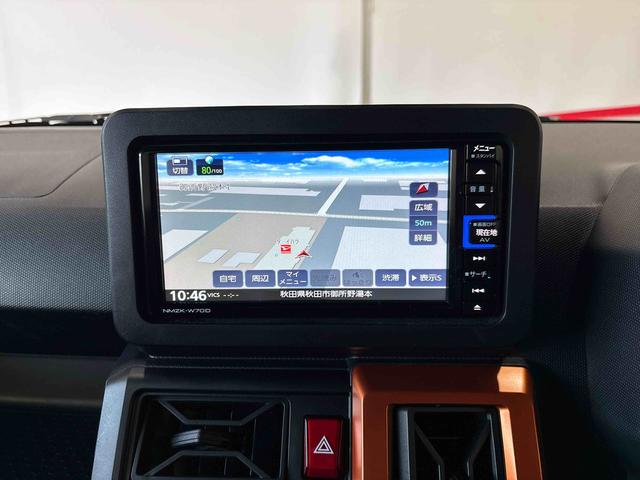 タフトＧ４ＷＤ　純正ナビ　ＬＥＤヘッドライト／フォグランプ　オートエアコン／ライト／ハイビーム／電動ドアミラー　リモコンエンジンスターター　電動パーキングブレーキ　コーナーセンサー　ドライブレコーダー（秋田県）の中古車