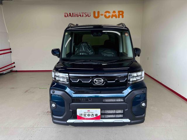 タントファンクロスターボ（エコアイドル非装着車）４ＷＤ　ディスプレイオーディオ　ＬＥＤヘッドライト／フォグランプ　オートエアコン／ライト／ハイビーム／電動ドアミラー　ドライブレコーダー　両側電動スライドドア　電動パーキングブレーキ　シートヒーター（秋田県）の中古車