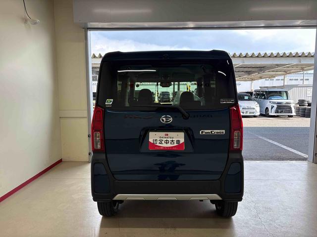 タントファンクロスターボ（エコアイドル非装着車）４ＷＤ　ディスプレイオーディオ　ＬＥＤヘッドライト／フォグランプ　オートエアコン／ライト／ハイビーム／電動ドアミラー　ドライブレコーダー　両側電動スライドドア　電動パーキングブレーキ　シートヒーター（秋田県）の中古車