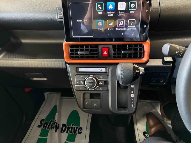 タントファンクロスターボ（エコアイドル非装着車）４ＷＤ　ディスプレイオーディオ　ＬＥＤヘッドライト／フォグランプ　オートエアコン／ライト／ハイビーム／電動ドアミラー　ドライブレコーダー　両側電動スライドドア　電動パーキングブレーキ　シートヒーター（秋田県）の中古車