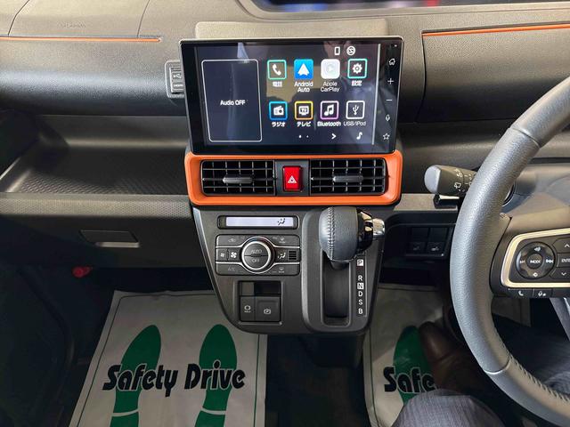 タントファンクロスターボ（エコアイドル非装着車）４ＷＤ　ディスプレイオーディオ　ＬＥＤヘッドライト／フォグランプ　オートエアコン／ライト／ハイビーム／電動ドアミラー　ドライブレコーダー　両側電動スライドドア　電動パーキングブレーキ　シートヒーター（秋田県）の中古車