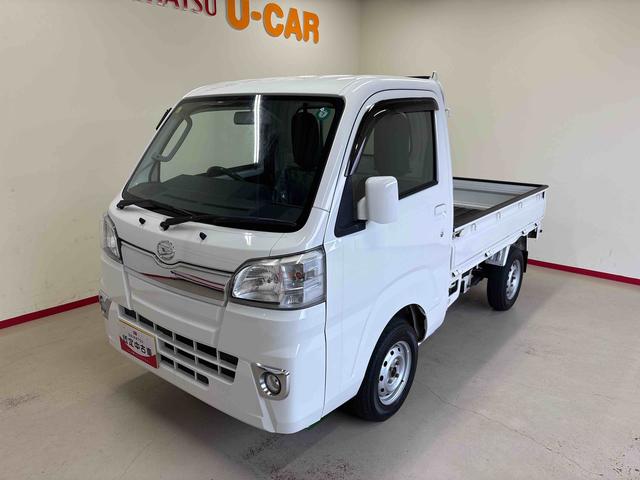 ハイゼットトラックEXTパートタイム4WD 純正CD マニュアルエアコン ハロゲンヘッドライト/フォグランプ キーレスエントリー デフロック 荷台作業灯 ストロング防錆 パワーウィンドウ テールゲートチェーン(秋田県)の中古車