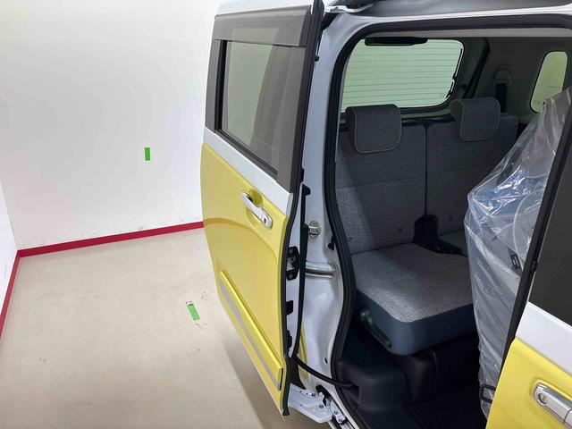 ムーヴキャンバスストライプスG4WD ディスプレイオーディオ LEDヘッドライト/フォグランプ オートエアコン/ライト/ハイビーム/電動ドアミラー ほっとカップホルダー コーナーセンサー 両側電動スライドドア バックカメラ(秋田県)の中古車