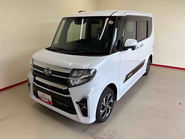 タントカスタムＸスタイルセレクション４ＷＤ　純正ナビ　ＬＥＤヘッドライト／フォグランプ　オートエアコン／ライト／ハイビーム／電動ドアミラー　社外品ＥＴＣ　ドライブレコーダー　コーナーセンサー　両側電動スライドドア　チルトステアリング（秋田県）の中古車