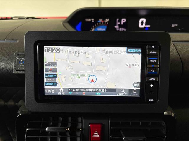 タントカスタムＸスタイルセレクション４ＷＤ　純正ナビ　ＬＥＤヘッドライト／フォグランプ　オートエアコン／ライト／ハイビーム／電動ドアミラー　社外品ＥＴＣ　ドライブレコーダー　コーナーセンサー　両側電動スライドドア　チルトステアリング（秋田県）の中古車