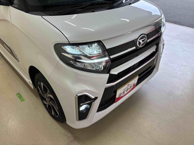 タントカスタムＸスタイルセレクション４ＷＤ　純正ナビ　ＬＥＤヘッドライト／フォグランプ　オートエアコン／ライト／ハイビーム／電動ドアミラー　社外品ＥＴＣ　ドライブレコーダー　コーナーセンサー　両側電動スライドドア　チルトステアリング（秋田県）の中古車