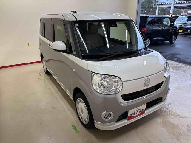 ムーヴキャンバスXメイクアップ SAII4WD 純正ナビ ハロゲンヘッドライト/LEDフォグランプ オートエアコン/ライト/電動ドアミラー リモコンエンジンスターター TVコントロールキット チルトステアリング 運転席シートリフター(秋田県)の中古車