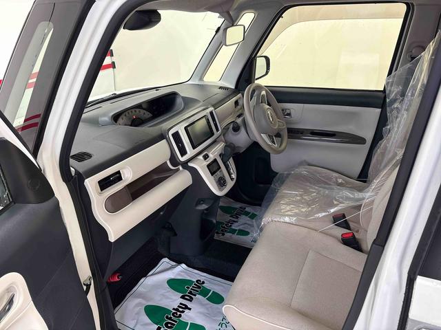 ムーヴキャンバスXメイクアップ SAII4WD 純正ナビ ハロゲンヘッドライト/LEDフォグランプ オートエアコン/ライト/電動ドアミラー リモコンエンジンスターター TVコントロールキット チルトステアリング 運転席シートリフター(秋田県)の中古車