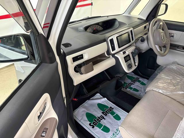 ムーヴキャンバスXメイクアップ SAII4WD 純正ナビ ハロゲンヘッドライト/LEDフォグランプ オートエアコン/ライト/電動ドアミラー リモコンエンジンスターター TVコントロールキット チルトステアリング 運転席シートリフター(秋田県)の中古車