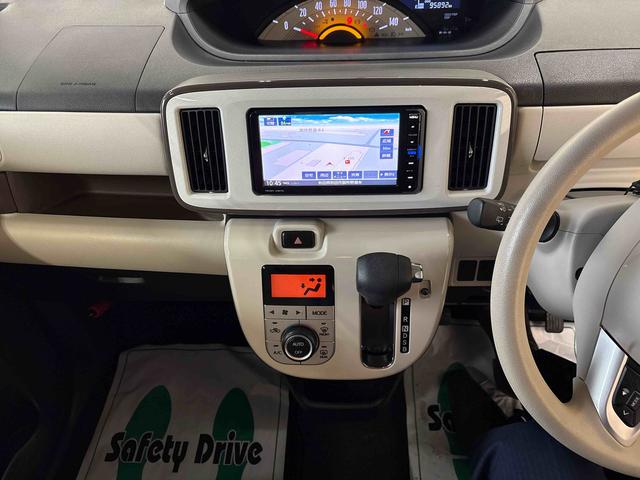 ムーヴキャンバスXメイクアップ SAII4WD 純正ナビ ハロゲンヘッドライト/LEDフォグランプ オートエアコン/ライト/電動ドアミラー リモコンエンジンスターター TVコントロールキット チルトステアリング 運転席シートリフター(秋田県)の中古車