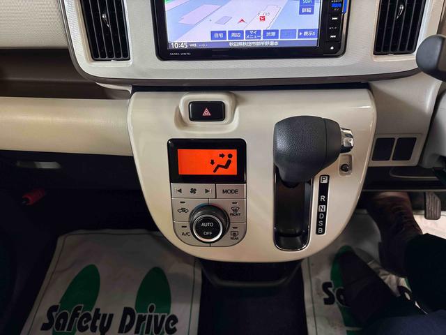 ムーヴキャンバスXメイクアップ SAII4WD 純正ナビ ハロゲンヘッドライト/LEDフォグランプ オートエアコン/ライト/電動ドアミラー リモコンエンジンスターター TVコントロールキット チルトステアリング 運転席シートリフター(秋田県)の中古車