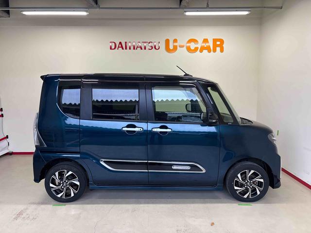 タントカスタムX4WD LEDヘッドライト/フォグランプ オートエアコン/ライト/ハイビーム/電動ドアミラー コーナーセンサー 運転席・助手席シートヒーター 両側電動スライドドア チルトステアリング(秋田県)の中古車