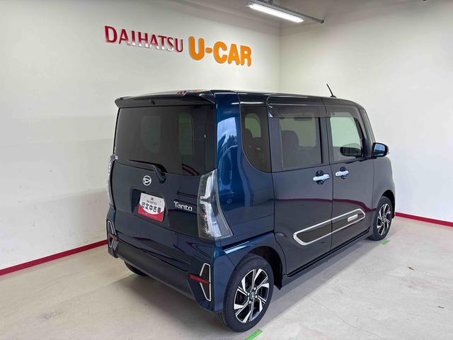タントカスタムX4WD LEDヘッドライト/フォグランプ オートエアコン/ライト/ハイビーム/電動ドアミラー コーナーセンサー 運転席・助手席シートヒーター 両側電動スライドドア チルトステアリング(秋田県)の中古車