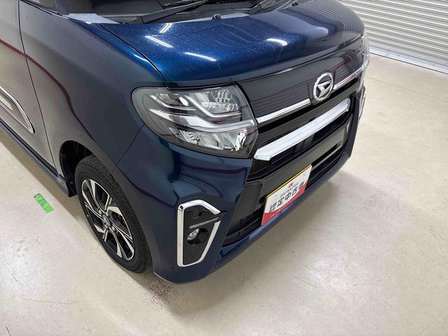 タントカスタムX4WD LEDヘッドライト/フォグランプ オートエアコン/ライト/ハイビーム/電動ドアミラー コーナーセンサー 運転席・助手席シートヒーター 両側電動スライドドア チルトステアリング(秋田県)の中古車