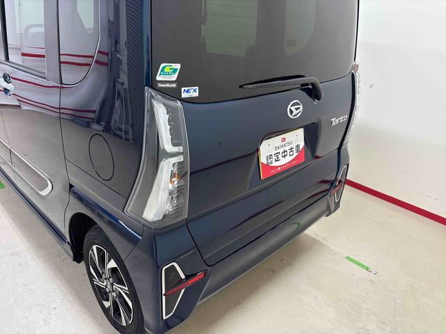 タントカスタムX4WD LEDヘッドライト/フォグランプ オートエアコン/ライト/ハイビーム/電動ドアミラー コーナーセンサー 運転席・助手席シートヒーター 両側電動スライドドア チルトステアリング(秋田県)の中古車